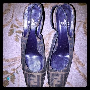 Vintage Fendi slingbacks